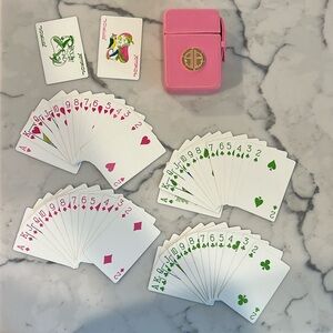 Lilly Pulitzer Deck of Playing Cards and Case